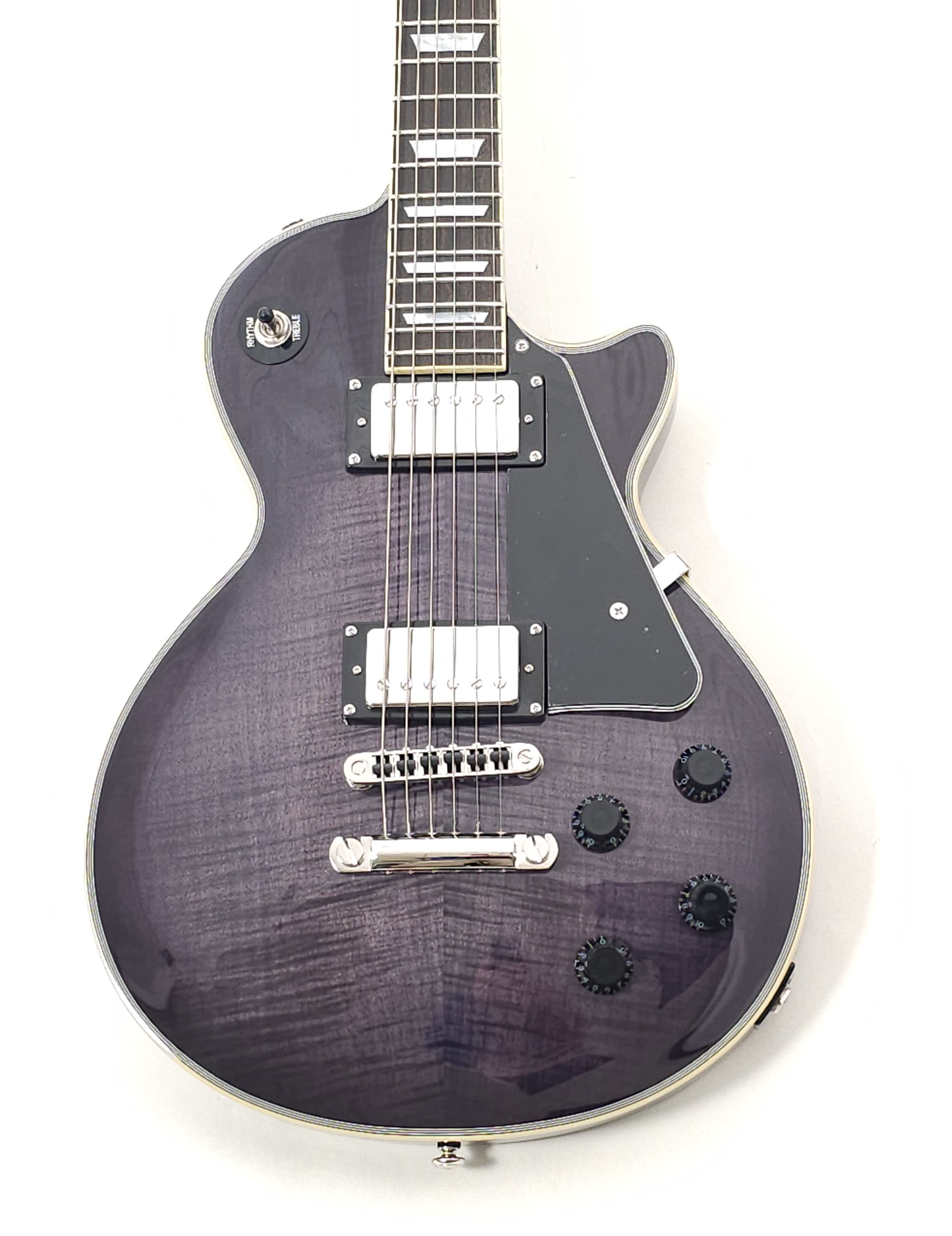 Agile AL-3200MCC-27 Black Flame Baritone Guitar