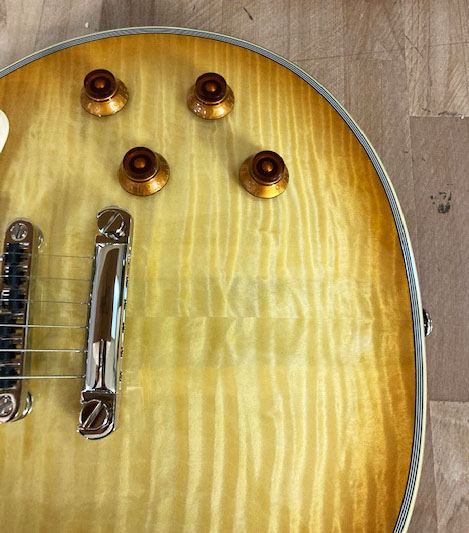 Agile AL-3200MCC Lemon Burst Flame C Stock
