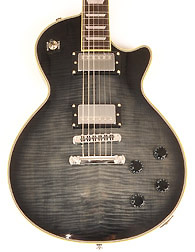 Agile AL-3200MCC Black Flame Fretless Guitar