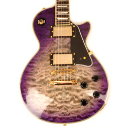 AL-3200MCC Purple / Black Quilt Gold HW Wide Advanced Order (5-29)