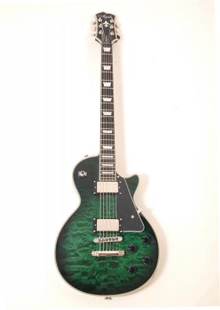 Agile AL-3200MCC-27 Tribal Green Baritone Guitar