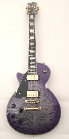 AL-3200MCC Purple / Black Quilt Gold HW Block Left Handed