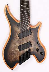 Agile Aphelion 82528 EB MOD SS Charcoal Headless Guitar