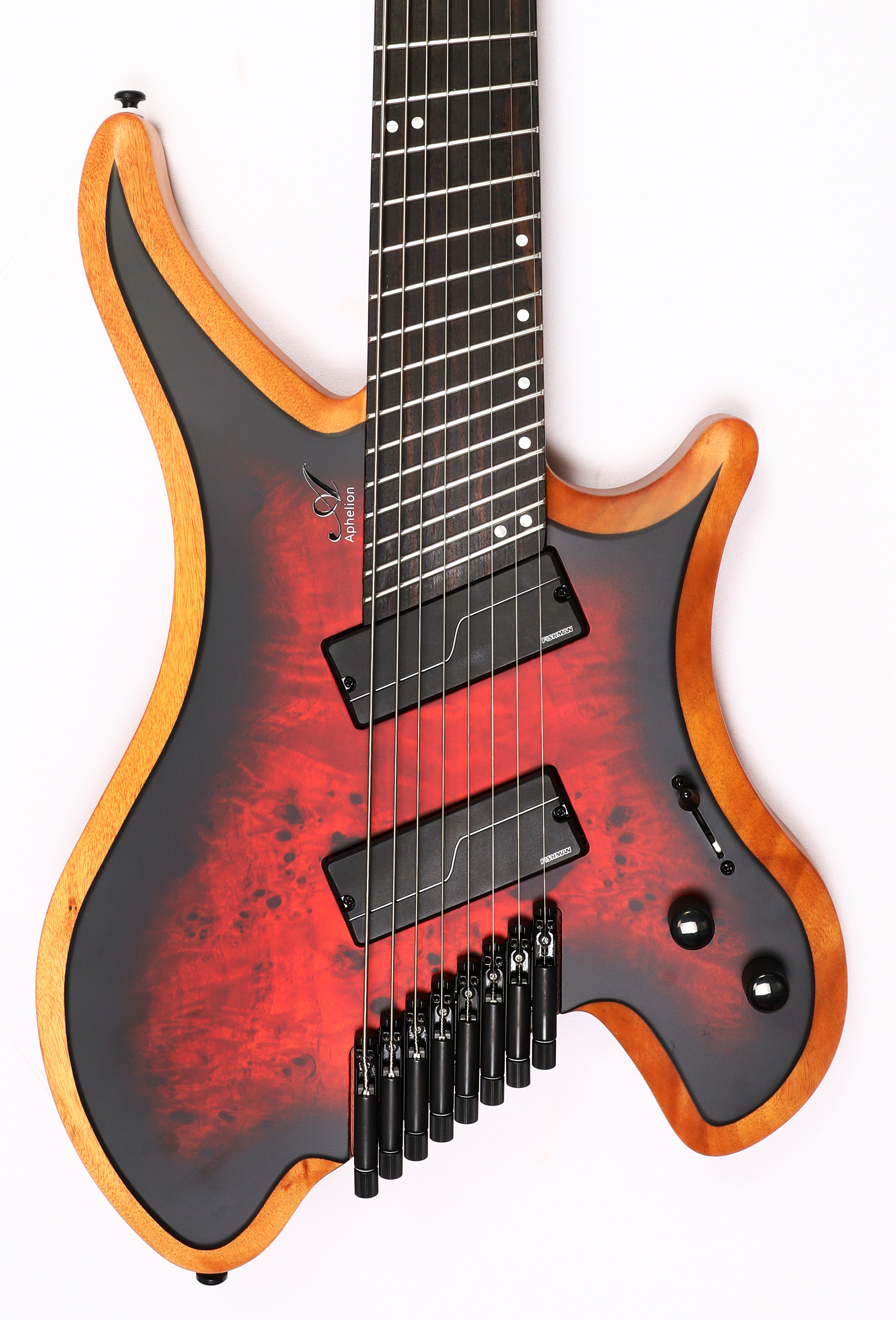 Agile Aphelion 82528 EB MOD SS Red/Blackburst Headless Guitar