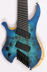 Agile Chiral Nirvana 82528 EB MOD SS Oceanburst Nat Left Headless Guitar Advanced Order (7-18)