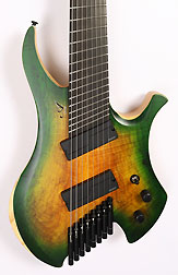 Agile Chiral Nirvana 82528 EB MOD SS Spalted Green Burst 13876
