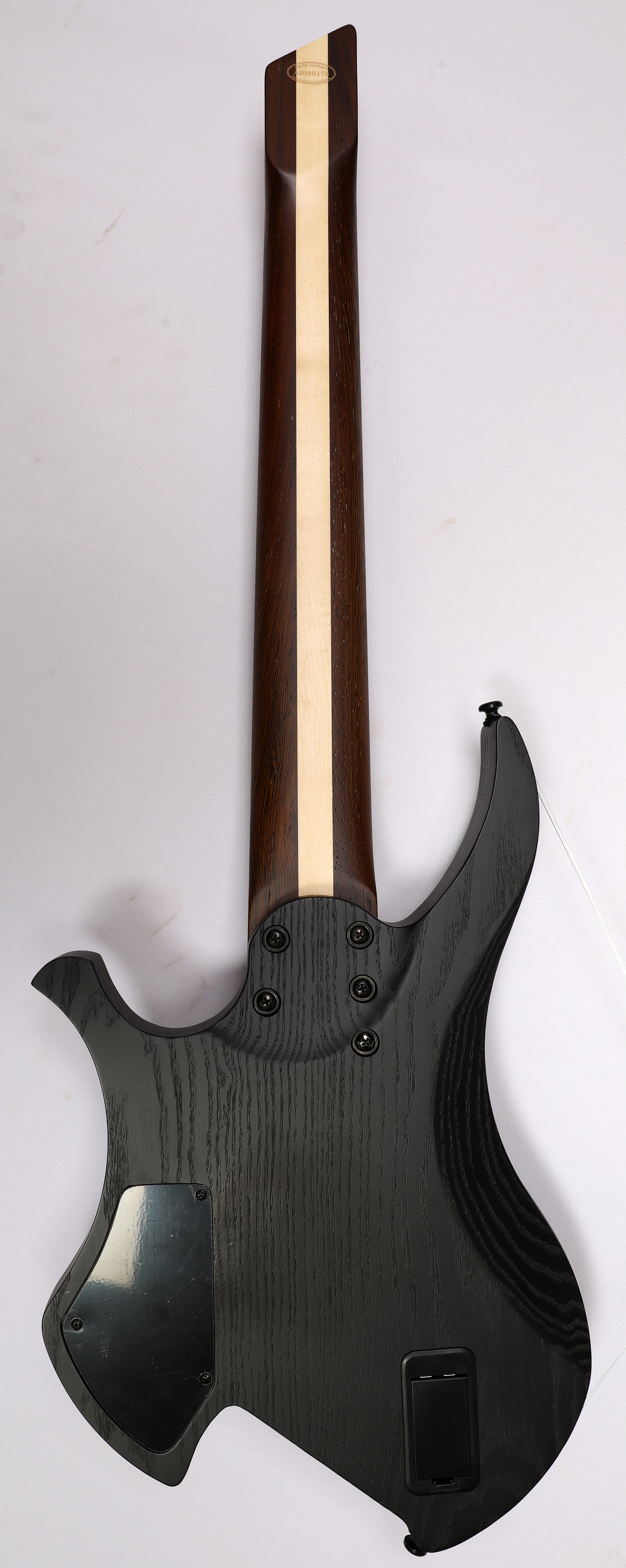 Agile Chiral Nirvana 82528 RL MOD SS Flat Black Headless Guitar
