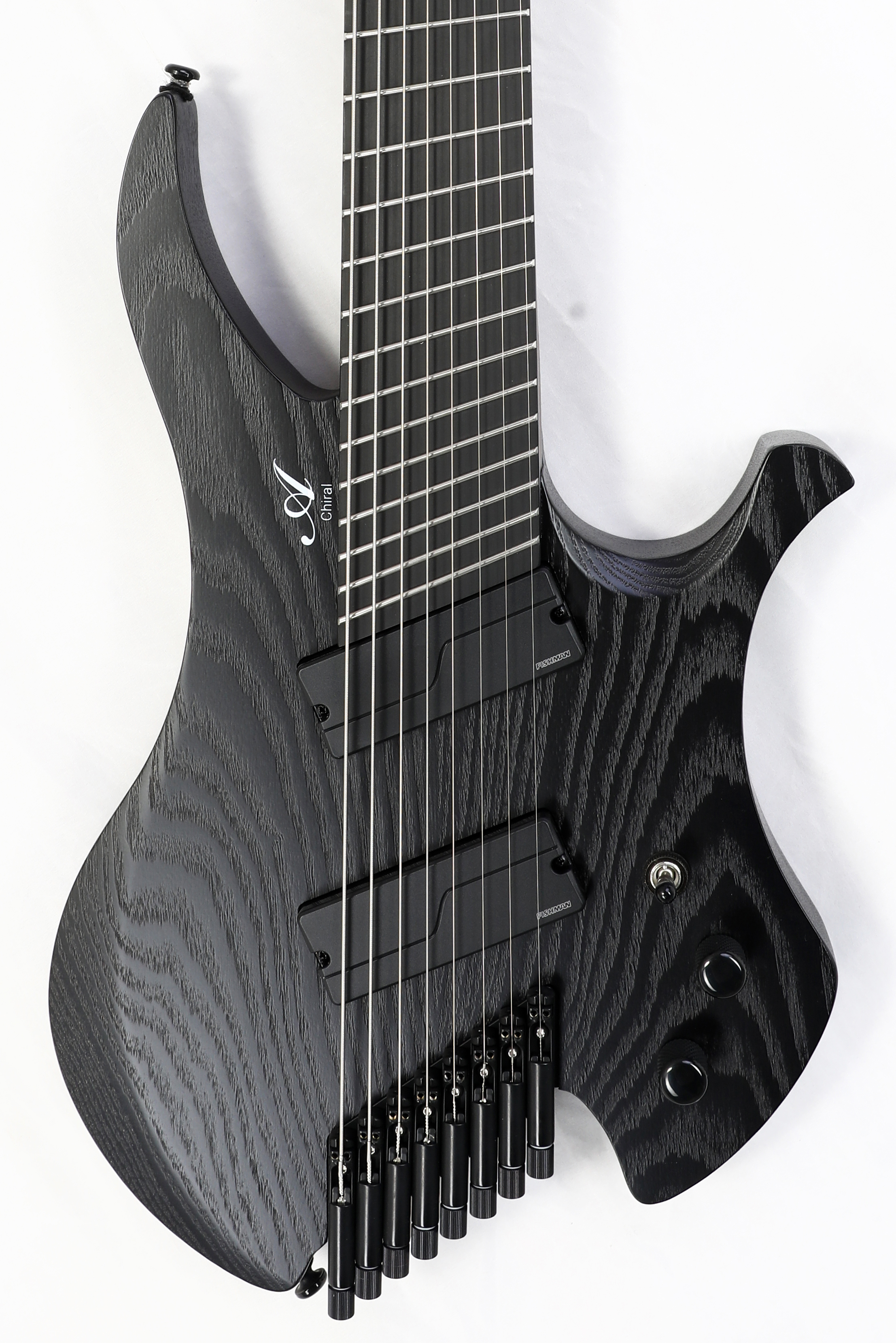 Agile Chiral Nirvana 82730 RL MOD SS Flat Black Headless Guitar