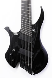 Agile Chiral Nirvana 82730 RL MOD SS Flat Black Left-Handed 8-String Headless Baritone Guitar � 27