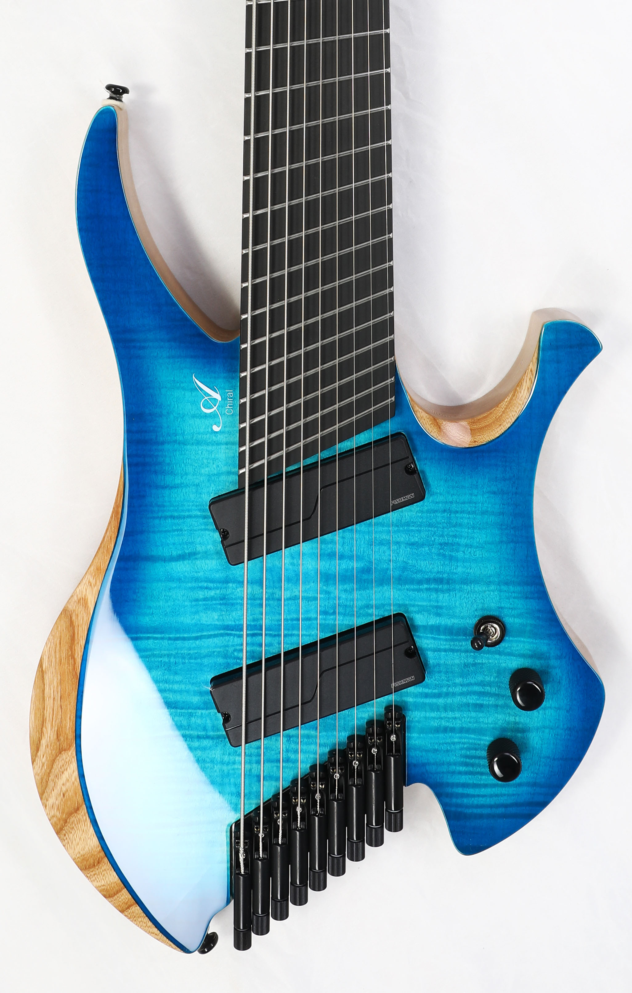 Agile Chiral Nirvana 92832 RL M39 SS Oceanburst Flame 9 String