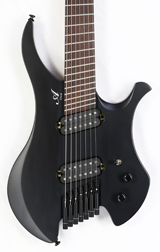 Agile Chiral Parallax 72527 RN Flat Black Headless Guitar Advanced Order (4-27)