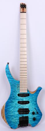 Agile Chiral Parity 628 MN HSS SS Oceanburst Quilt Guitar