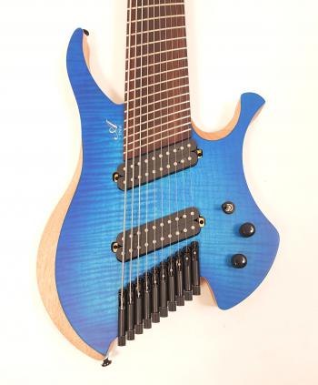 Fanned fret on sale headless guitar