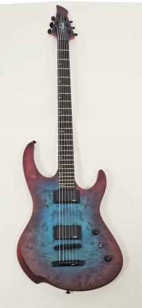 Agile Intrepid Pro Bass 6 EB EMG 630 Blue Purple Burl