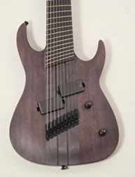 Agile Pendulum Pro 92730 EB CA Charocal � 9 String Multi-Scale Fan Fret Guitar