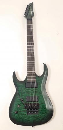 Agile Interceptor Pro 727 EB EMG Tribal Green Left Handed � 7-String 27