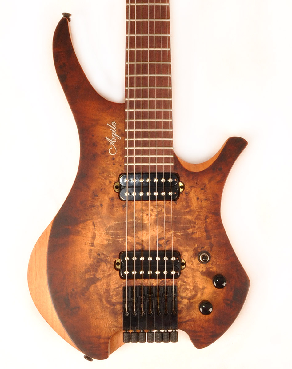 Agile Chirality 727 BBR Headless Guitar