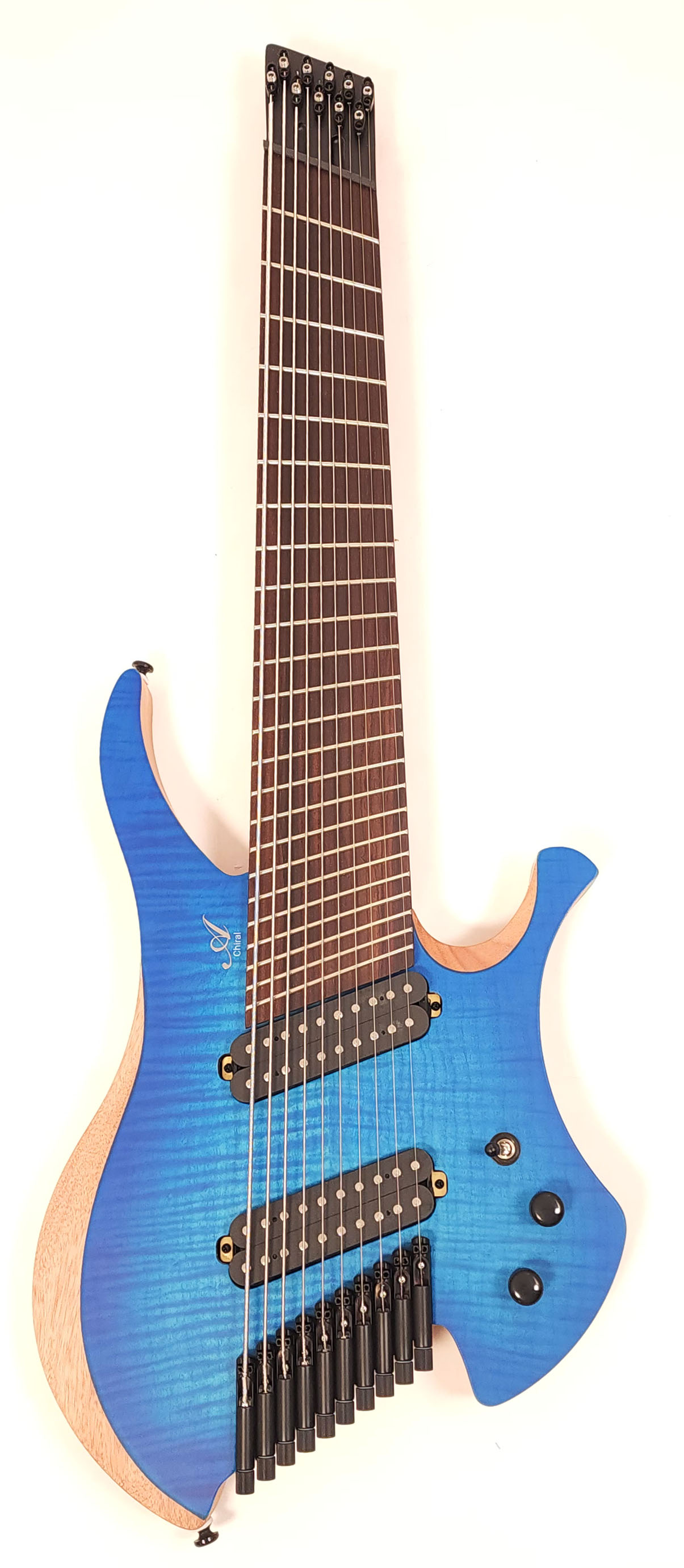 Agile Chiral Parallax 102528 RN CEP Satin Oceanburst Headless Guitar