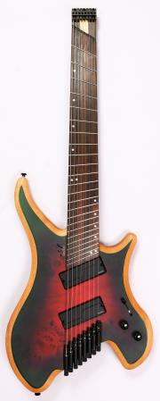 Agile Aphelion 82528 EB MOD SS Red/Blackburst Headless Guitar Advanced Order 9-15