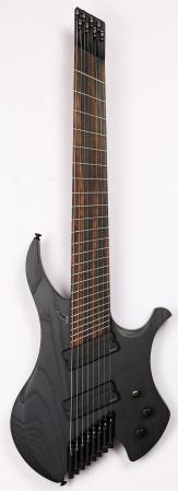 Agile Chiral Nirvana 82528 EB MOD SS Flat Black Headless Guitar