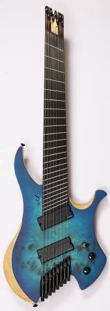 Agile Chiral Nirvana 82528 EB MOD SS Oceanburst Nat Headless Guitar
