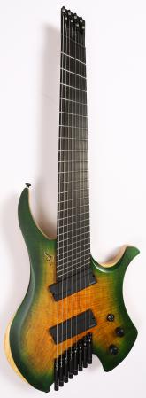 Agile Chiral Nirvana 82528 EB MOD SS Spalted Green Burst