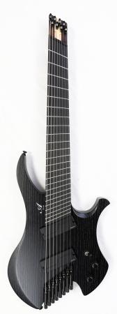 Agile Chiral Nirvana 82528 RL MOD SS Flat Black Headless Guitar Advanced Order 4-27