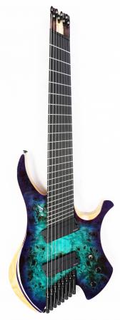 Agile Chiral Nirvana 82528 RL MOD SS Gloss Blue-Purple Headless Guitar Advanced Order (4-27)