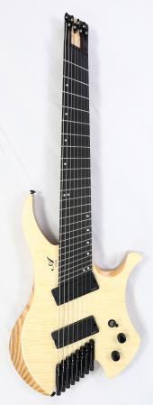 Agile Chiral Nirvana 82528 RL MOD SS GL Nat Fame Dot Headless Guitar Advanced Order (4-27)
