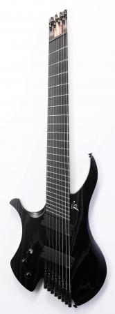 Agile Chiral Nirvana 82730 RL MOD SS Flat Black Left-Handed 8-String Headless Baritone Guitar � 27
