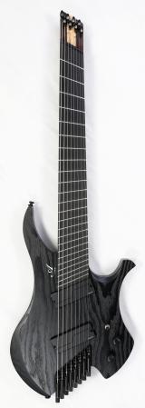 Agile Chiral Nirvana 82831 RL MOD SS Flat Black Headless Guitar Advanced Order (4-25)