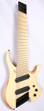 Agile Chiral Parallax 102528 MN CEP Nat Flame Headless Guitar