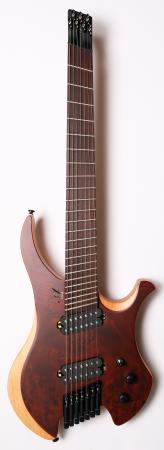Agile Chiral Parallax 72527 Satin RN BBR Headless Guitar