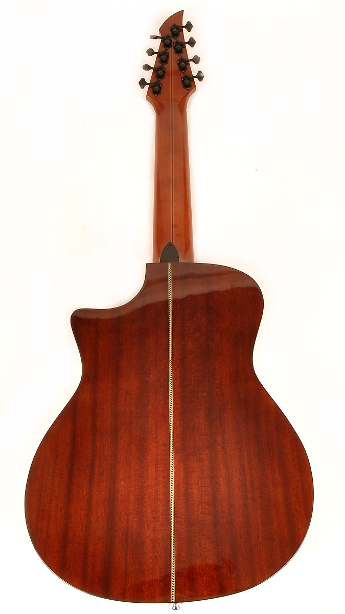 Agile Renaissance 82425 X EQ Black 8 String Acoustic