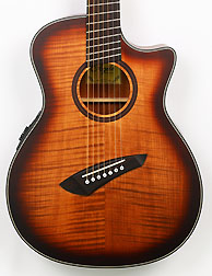 Agile Renaissance 72527 RN EQ TE Flame 7 String Acoustic Multi Scale Advanced Order (7-12)