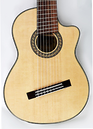 Agile Renaissance Classical 82527 EB EQ Cutaway NA (Nylon String) B Stock