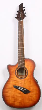 Agile Renaissance 72527 RN EQ TE Flame Left Handed 7 String Acoustic