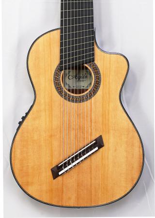 Fanned fret classical guitar discount