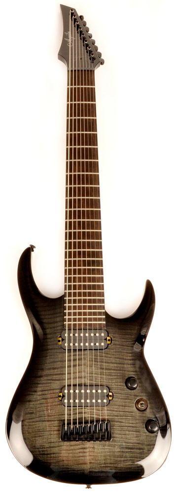 Agile Septor 828 8弦レフトハンドギター　左利き Agile Septor Plus 828 EB CP Black Flame - RondoMusic.com