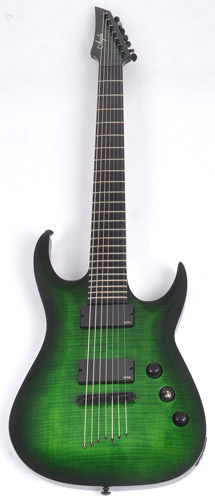 Agile Septor Pro 727 EB EMG Lizardburst Flame B Stock - RondoMusic.com