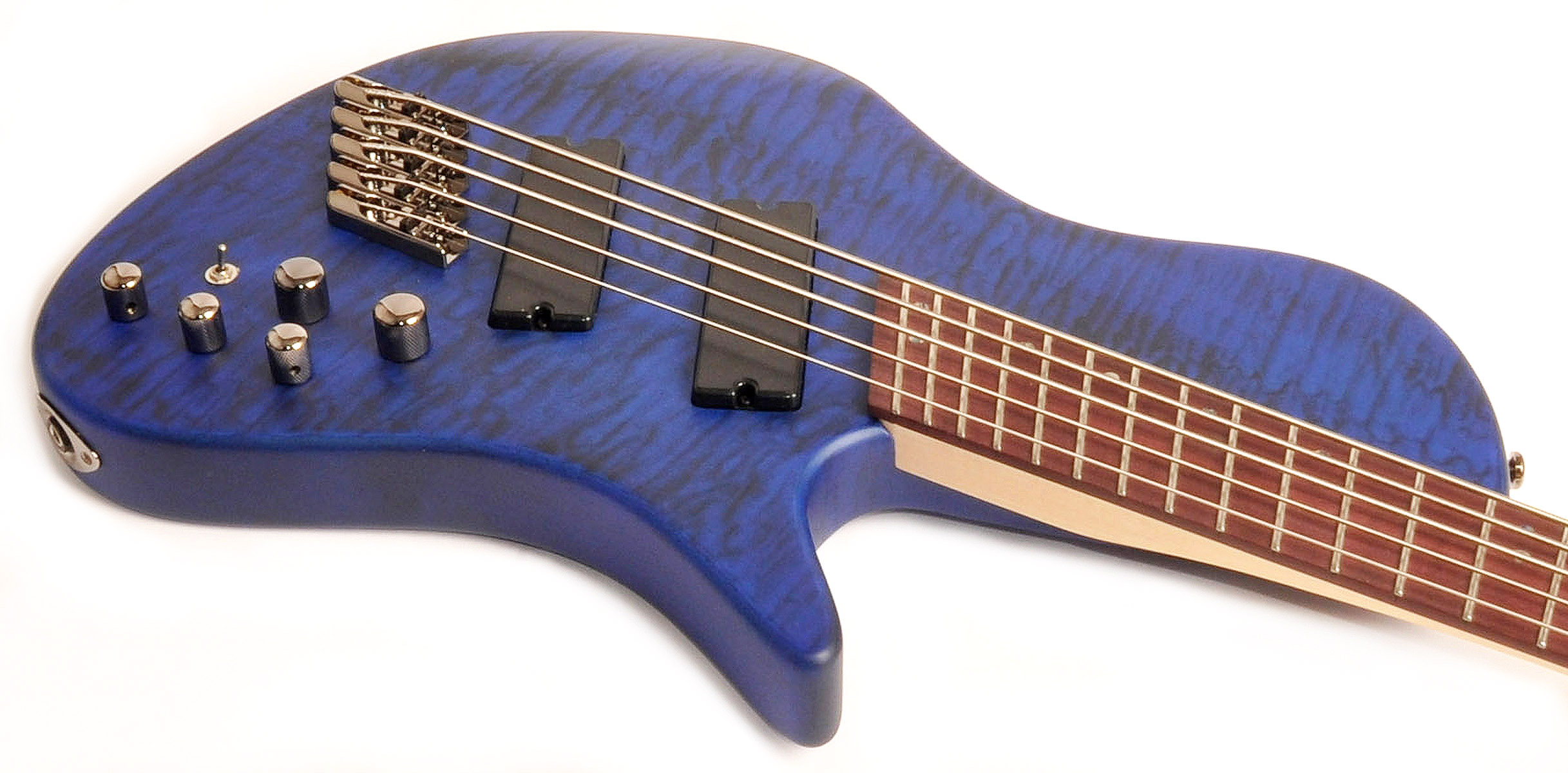 Brice Freak-Out Bass 53235 Tribal Blue 5 String Multi Scale Bass Brice Freak-Out Bass 53235 Tribal Blue 5 String Multi Scale Bass