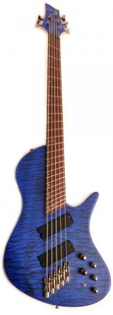 Brice Freak-Out Bass 53235 Tribal Blue 5 String Multi Scale Bass