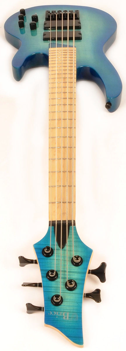 Brice HXB2-405 3/4 MN Oceanburst Flame Short Scale Bass B Stock
