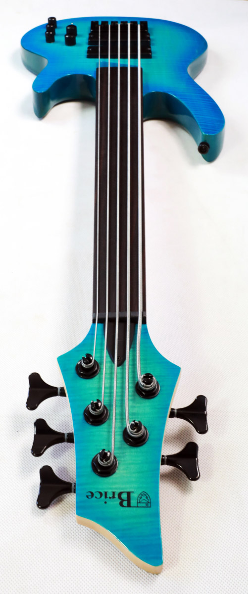 Brice HXB2-405 3/4 RN Oceanburst Flame Fretless Short Scale