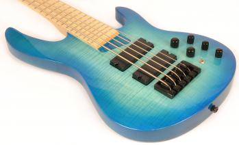 Brice HXB2-405 3/4 MN Oceanburst Flame Short Scale Bass B Stock