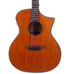 Bromo BAT 4MCE Solid Mahogany Top Acoustic Electric 