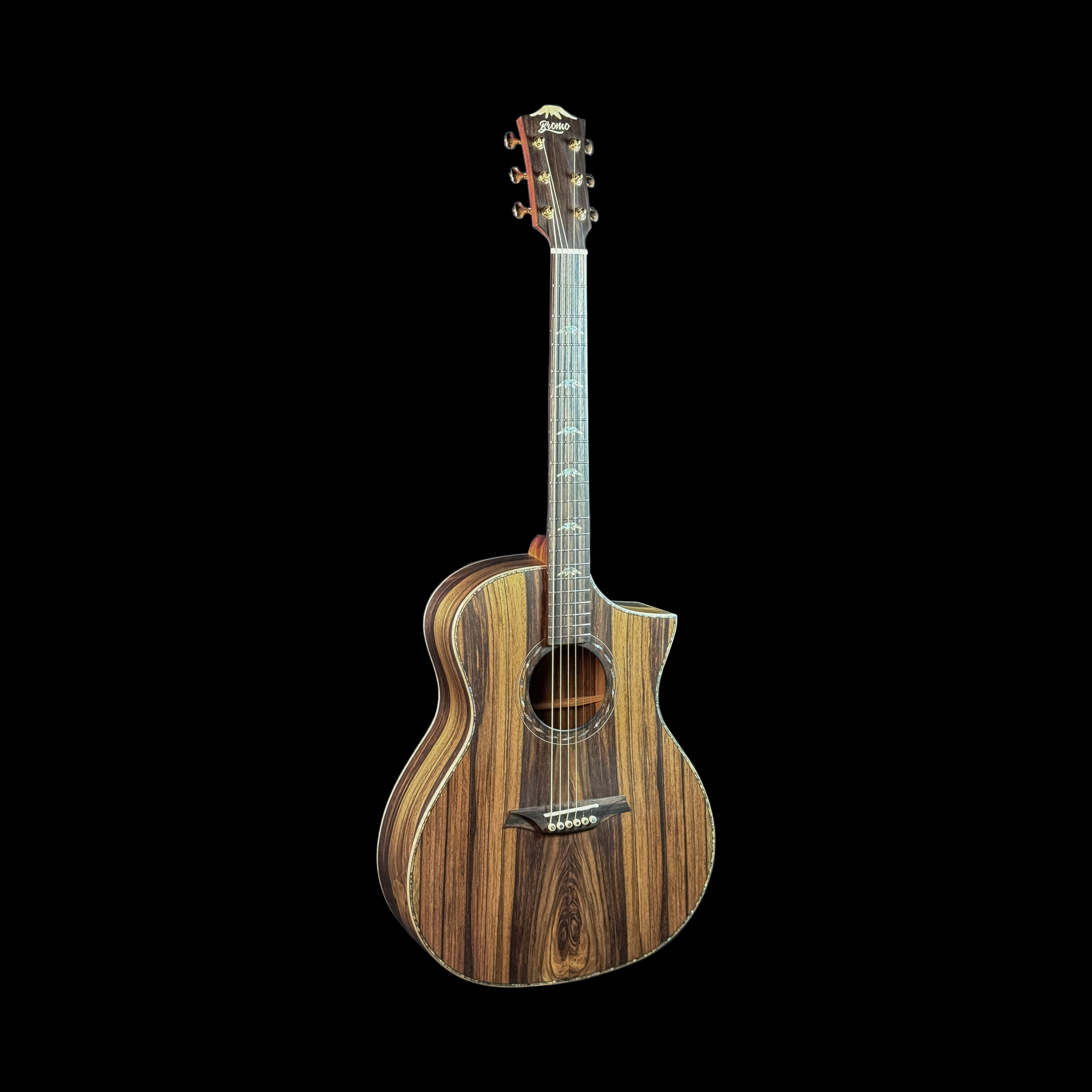 Bromo BAR 4GCE All-Solid Acoustic / Electric Guitar Advanced