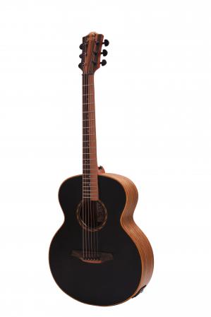 Bromo BAT 8ME Black Solid Top Acoustic Guitar B Stock