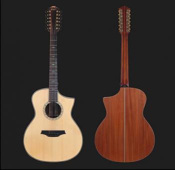 Bromo BAT 4CE-12 String Solid Spruce Top Acoustic-Electric