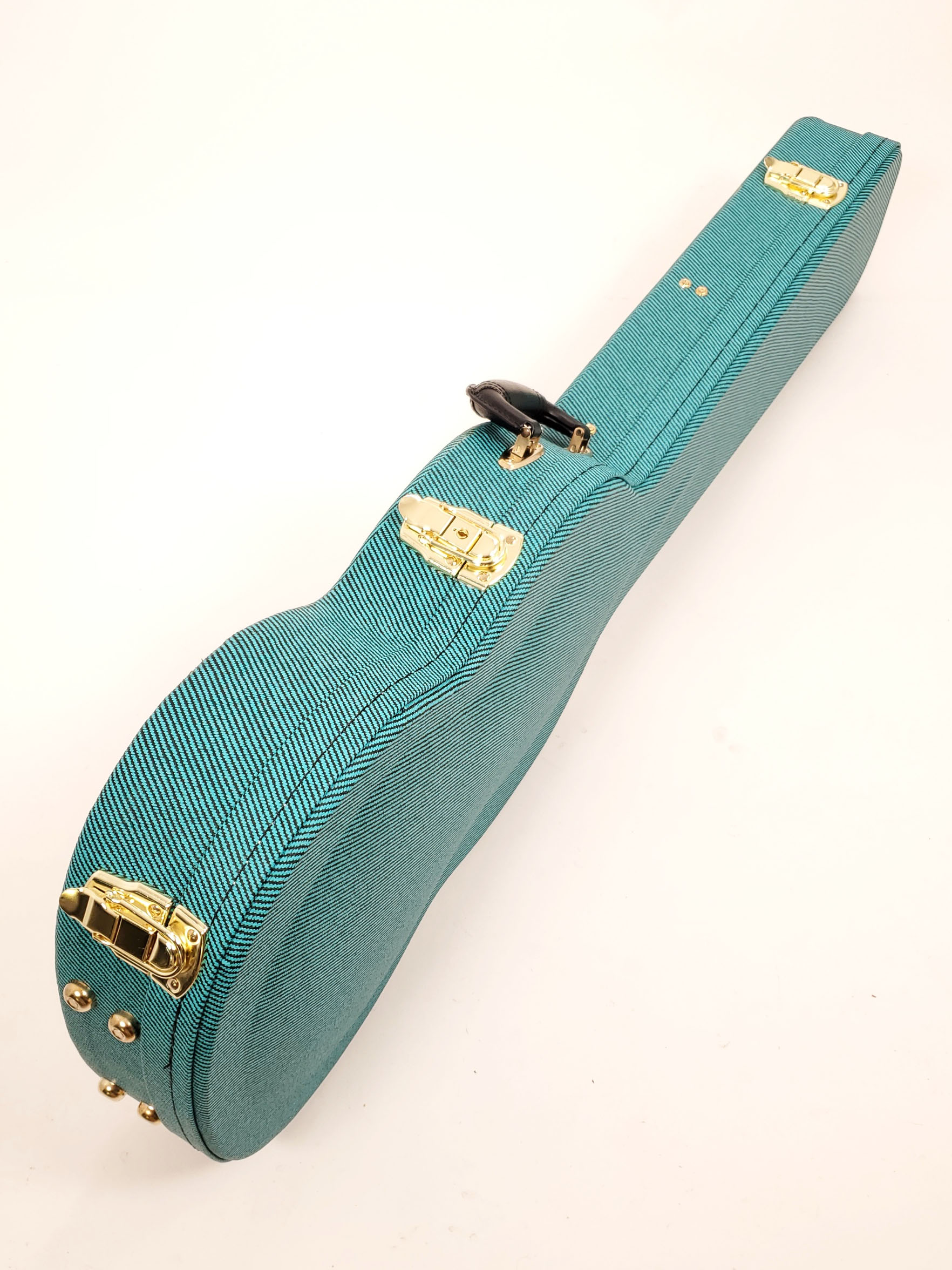 Douglas EGC-450 SG Premium Blue Tweed Case with Gold Lining